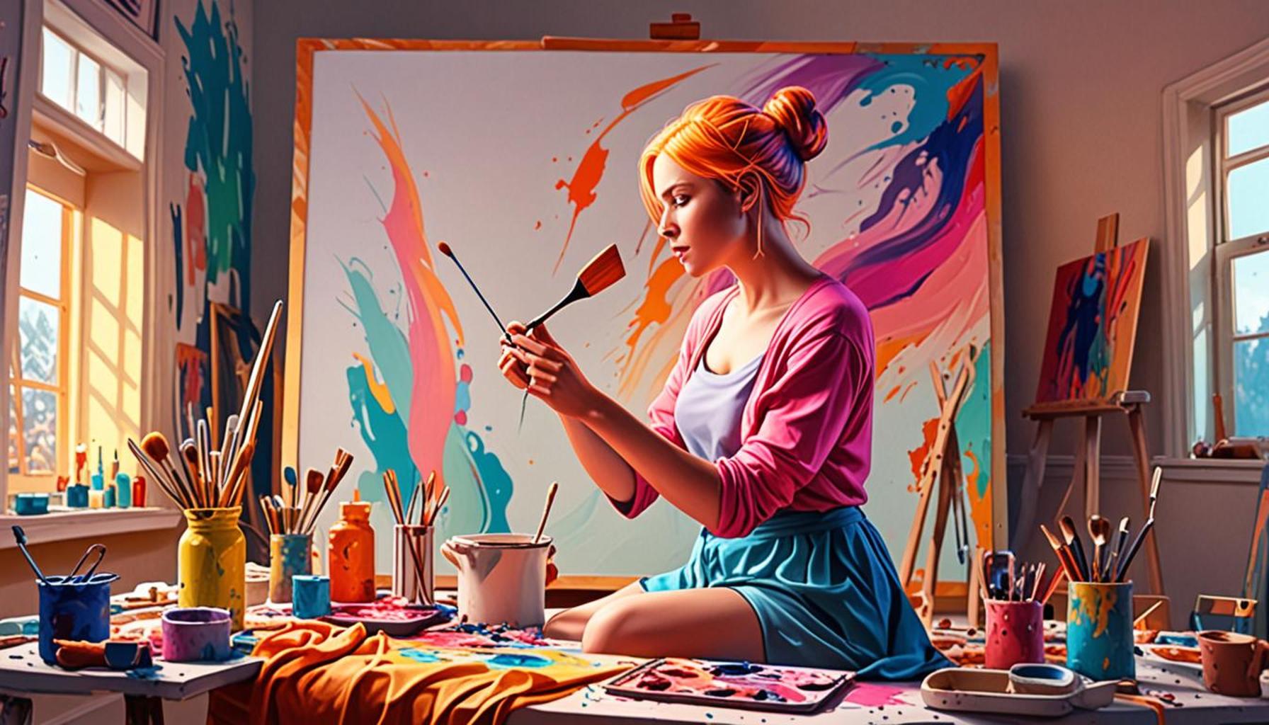 Exploring Different Forms of Artistic Expression: Painting, Sculpture, and Performance