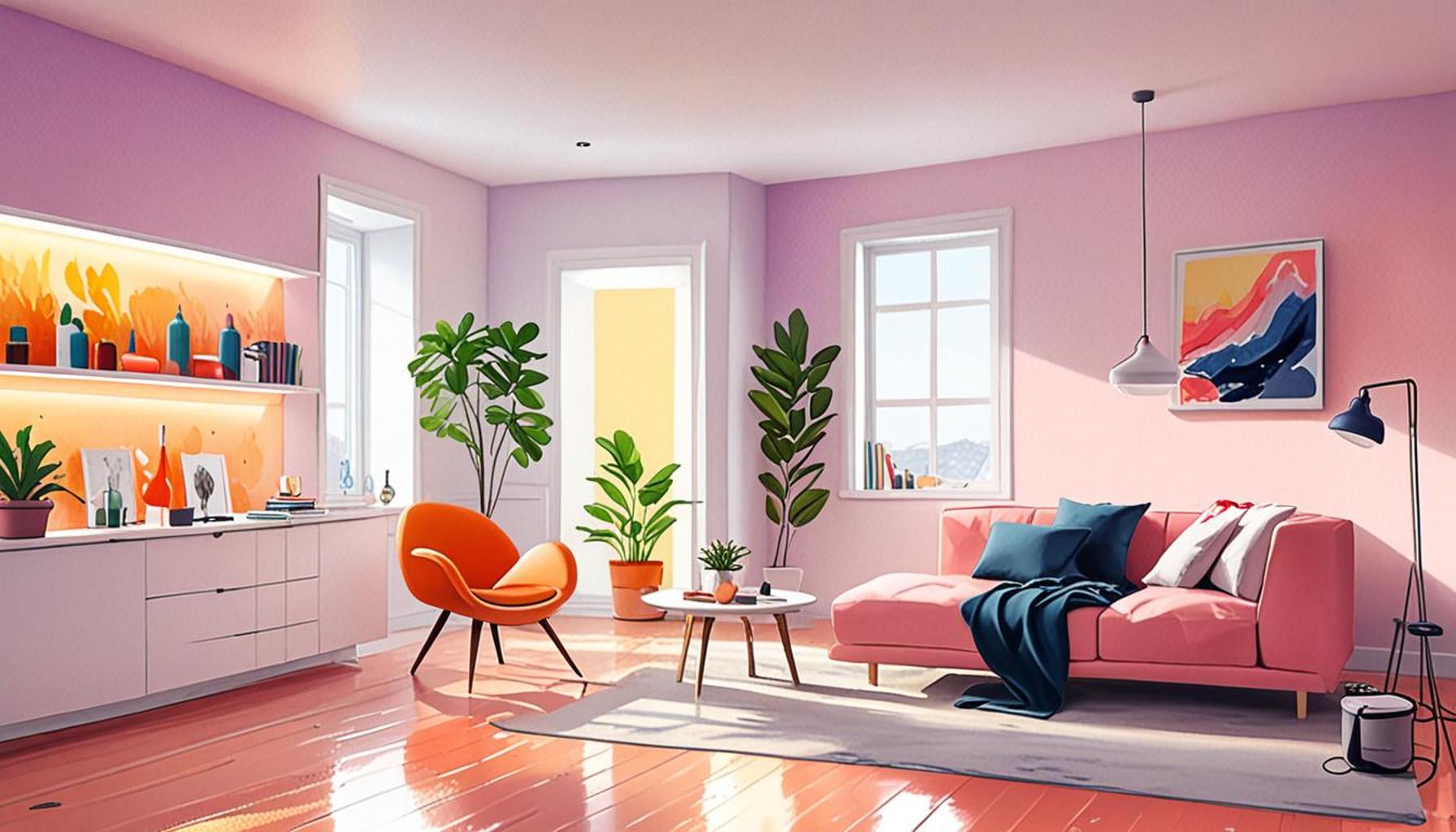The Importance of Lighting and Colors in Minimalist Spaces for Optimization and Comfort